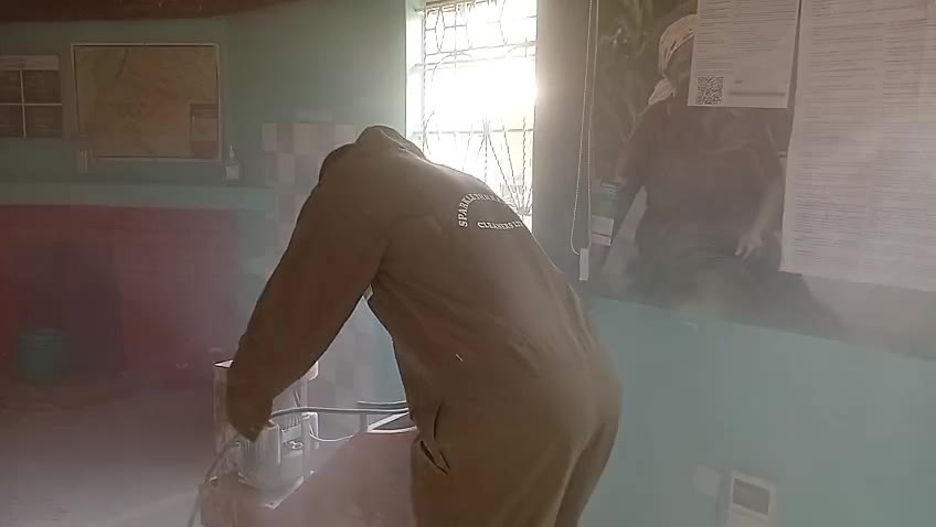 Team working in a room